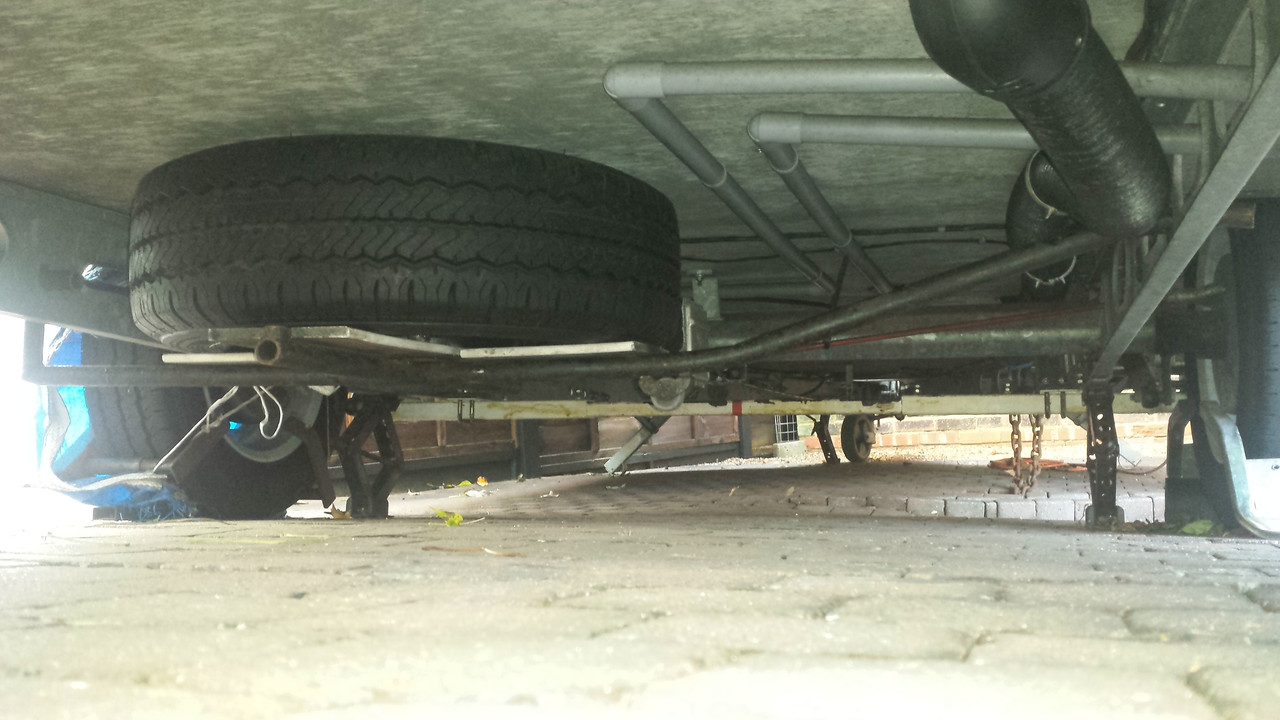 Practical Caravan Spare Wheel Carrier (3/4)