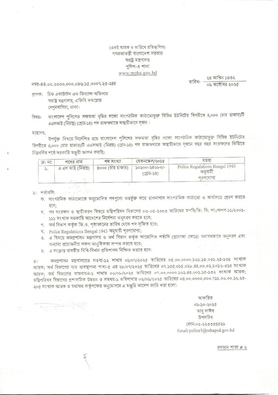 Bangladesh-Police-ASI-Recruitment-Gazette-2025-PDF-1
