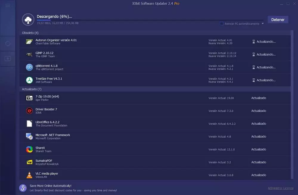 IObit Software Updater Pro 5.2.0.24 Descargar full español 4