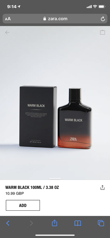 zara warm black