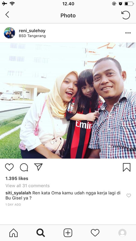 Koneng beri komentar pada IG mantan pengasuh baru Gempita