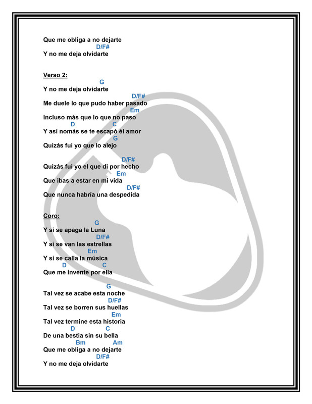 Cómo tocar La Bella Y La Bestia de Reik, Morat en Guitarra (Tutorial + PDF  GRATIS) ⋆ Music Tutorials