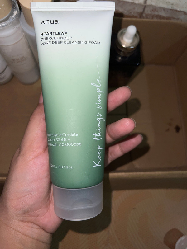 Anua Heartleaf Quercetinol Pore Deep Cleansing Foam ( Without Box)