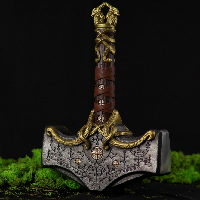 Mjolnir,Thor Hammer,Weapons from God of War Ragnarok,Thor Mjolnir Hammer - God of War,Special Gift