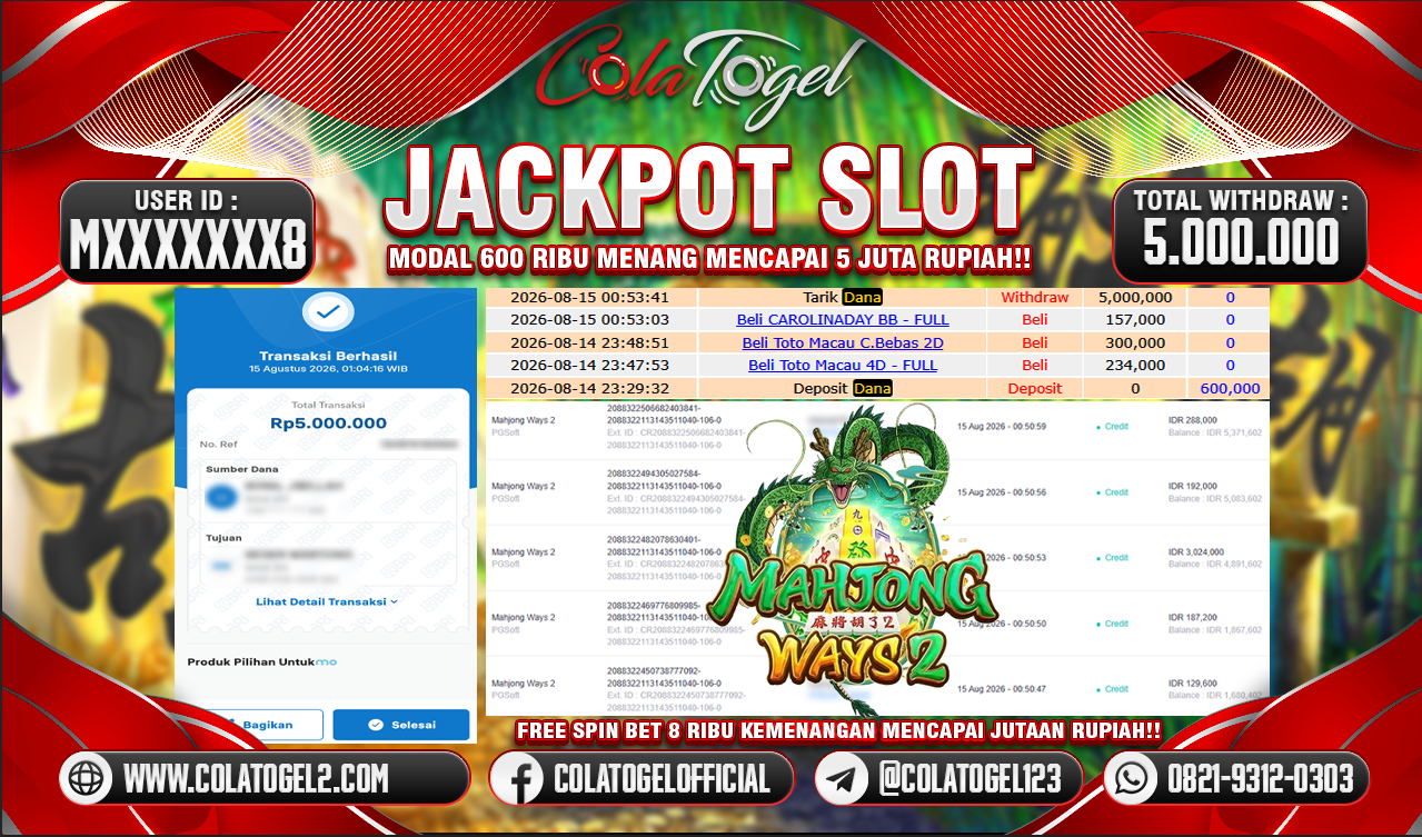 JACKPOT SLOT GACOR!!