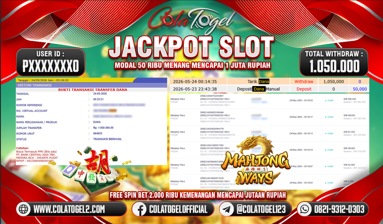 JACKPOT SLOT GACOR!!