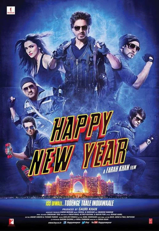 Happy New Year (2014) Hindi 480p Bluray x264 AAC 500MB ESub