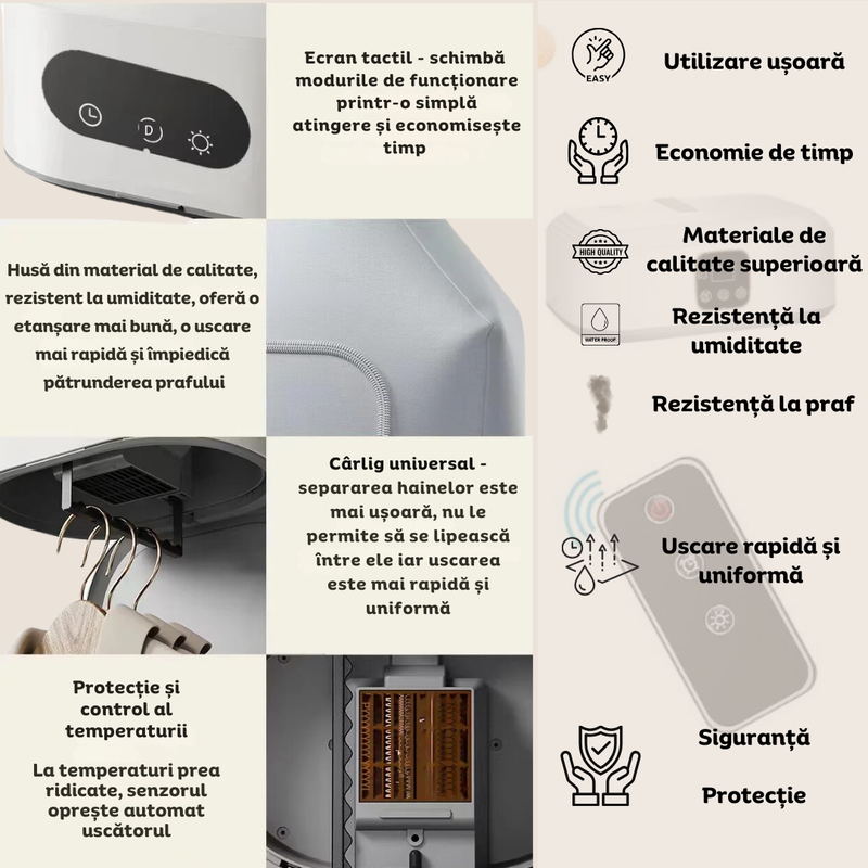 Ecran-tactil-telecomanda-carlig-universal-husa-detasabila-si-lavabila