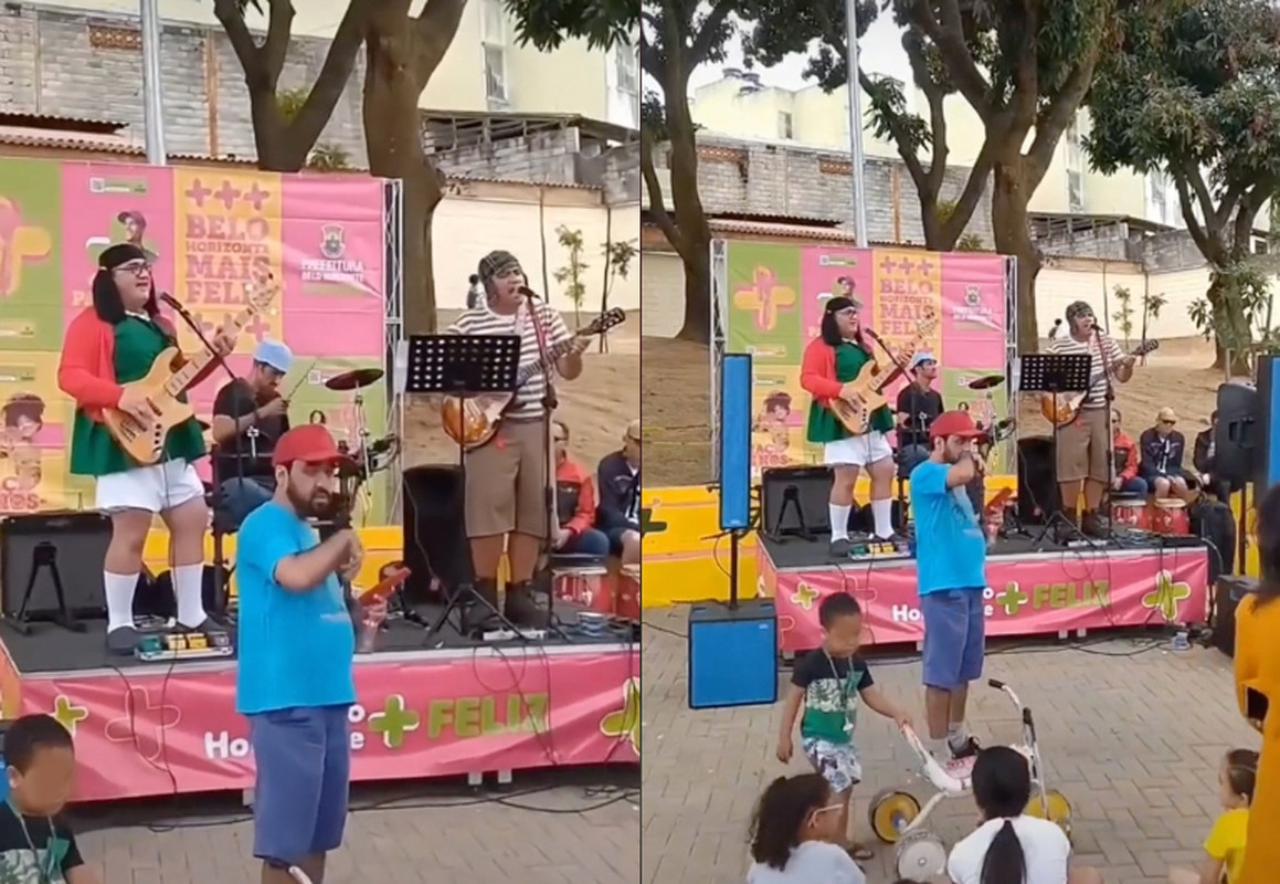 Sale banda de rock disfrazada del Chavo del 8, ahora son sensación en redes