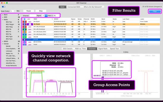 WiFi Scanner 2.8.2 macOS