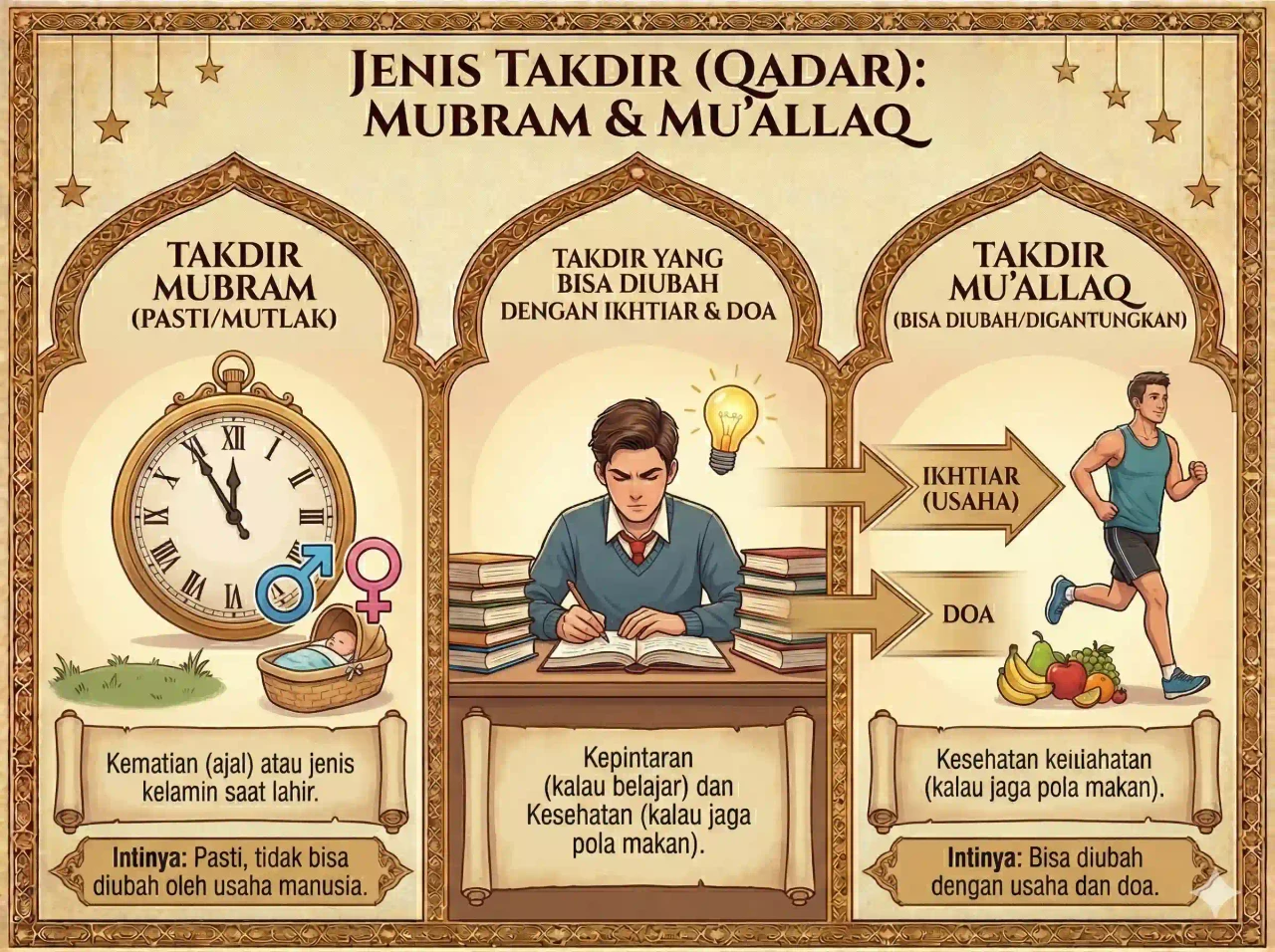 Infografis Jenis Takdir