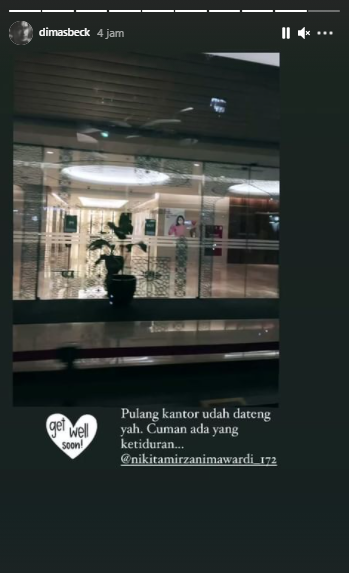 Dimas Beck tunjukkan perhatian ke Nikita Mirzani