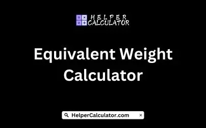 Equivalent Weight Calculator