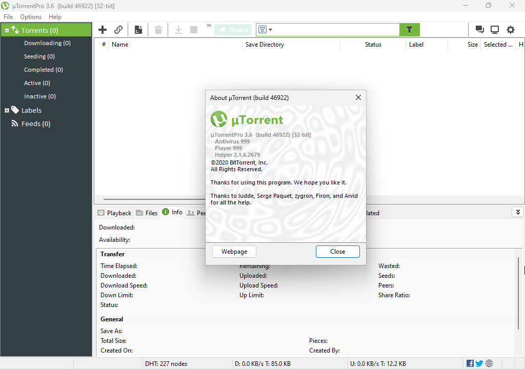uTorrent Pro v3.6.0 Build 46904 [La mejor opción para descargar torrent] 13-11-2023-15-50-09