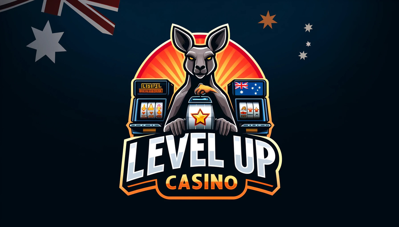Screenshot of Level Up Casino website interface showing game lobby and promotions