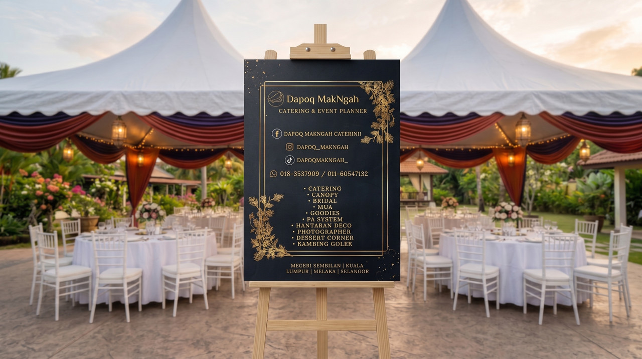 Suasana Majlis Dapoq MakNgah Catering & Event Planner