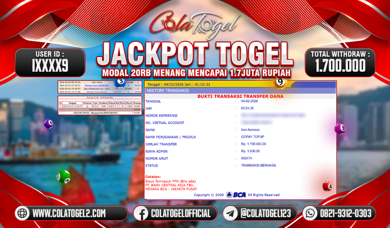 JACKPOT HONGKONG LOTTO!!