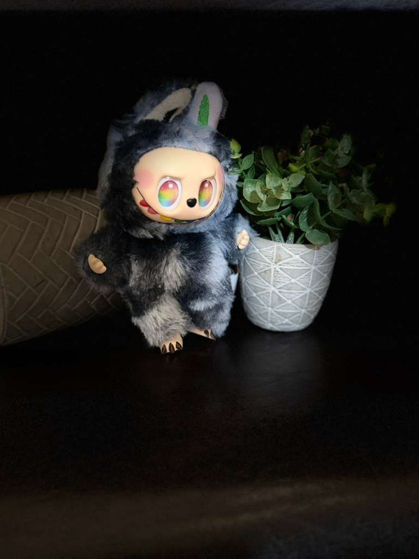POP-MART Labubu V3 Secret Grey 1/72 Rare POP MART Figure Big Into