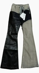 Rick Owens Pantalón Patchwork Denim
