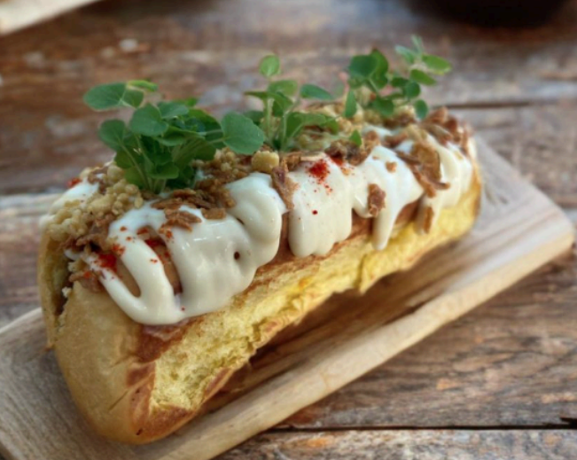 Brioche pepito de ternera al estilo Oklahoma (18 cm.)