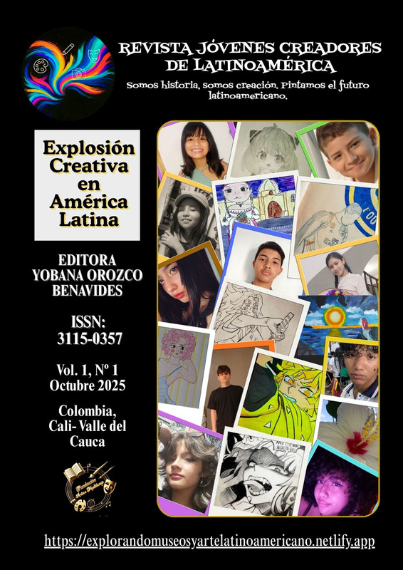 Portada Revista Jóvenes Creadores de Latinoamérica - Primera Edición