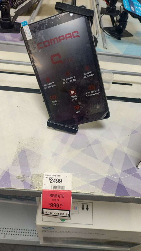 Bodega Aurrera: Tablet Compaq Tab 8 
