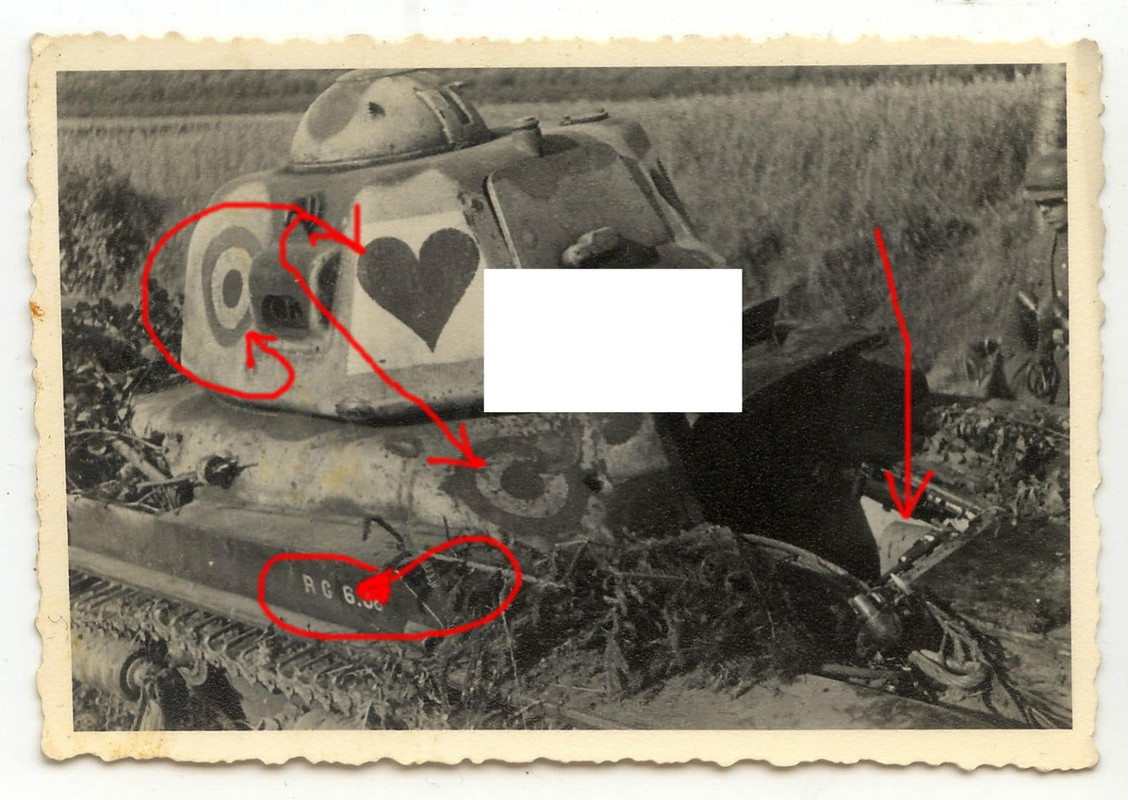 Frankreich französicher Panzer Tank Char1