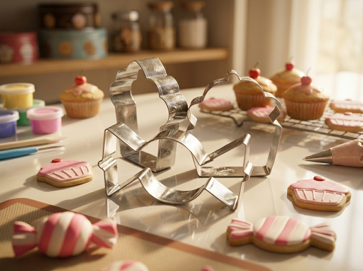 Cortador en acero inoxidable para galletas muffins cupcakes