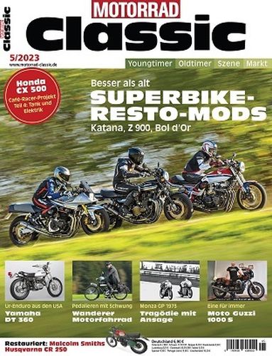 Cover: Motorrad Classic Magazin No 05 Mai 2023