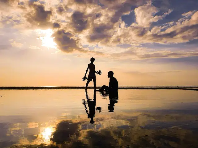 Youth on the beach photography