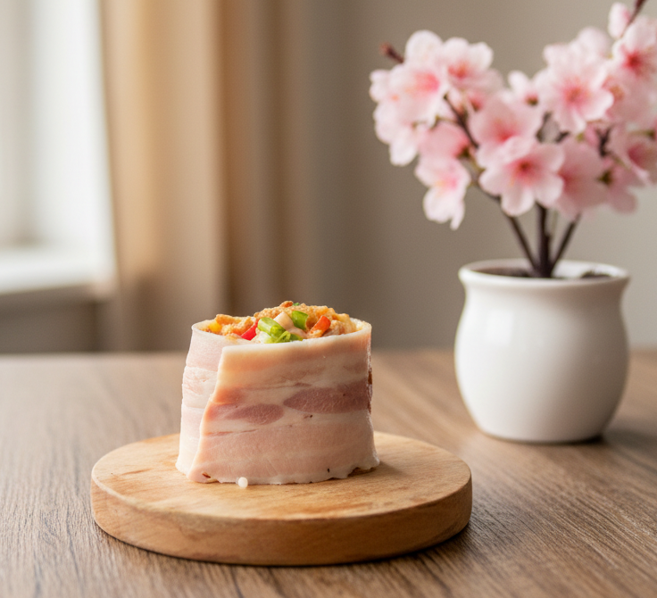 Гункан Бекон сырный