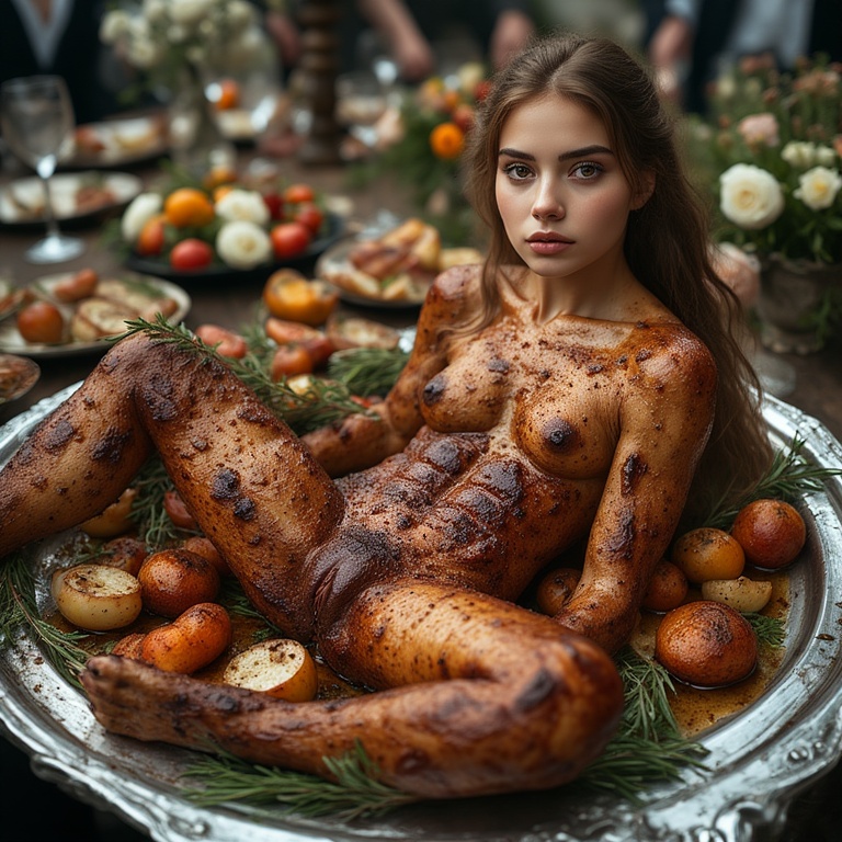 Garden wedding Brown Hair dream to be eaten 0 01