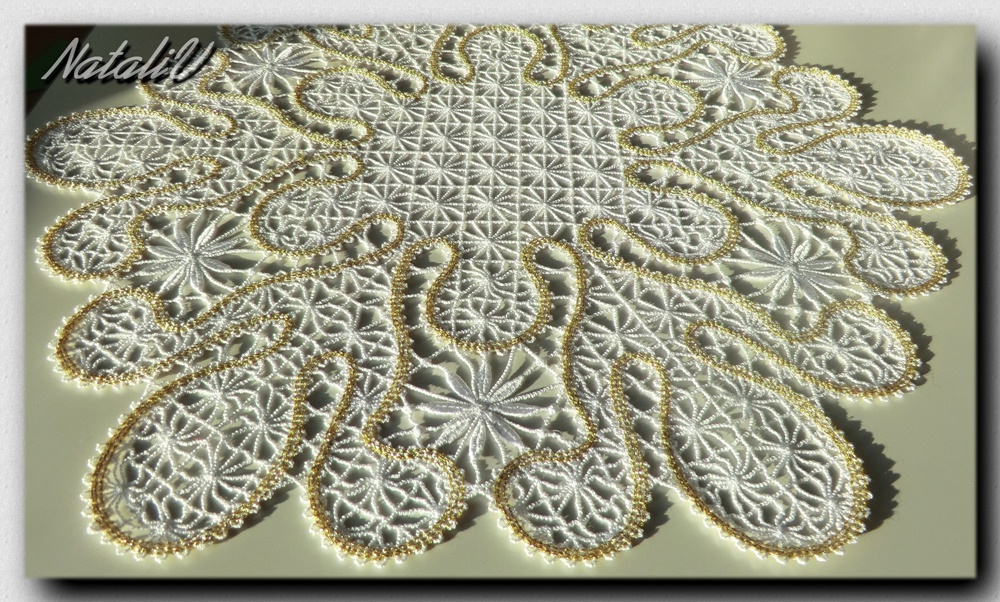 FSL белая салфетка -006