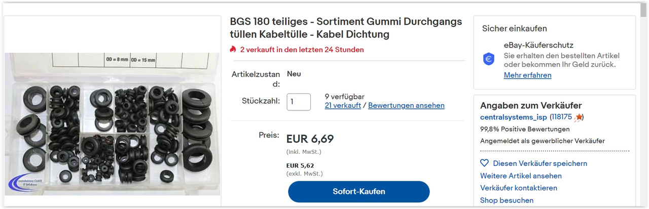 Gummitüllen