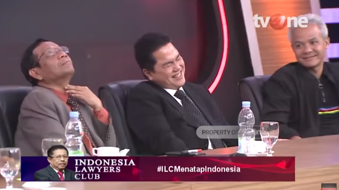 Reaksi para narasumber saat Aa Gym berbicara