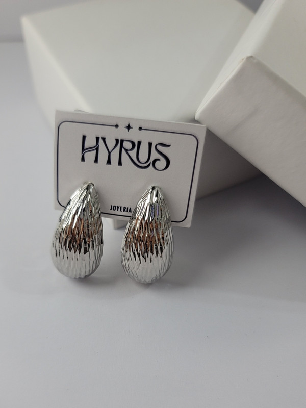 Arete plateado 6