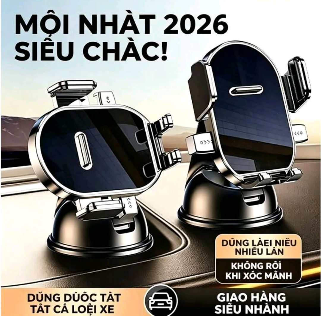 Giá đỡ điện thoại trên ô tô – Mới nhất 2026, Siêu chắc chắn