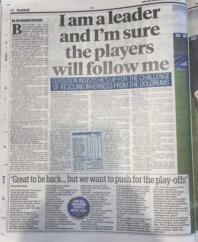 Back Pages Wednesday's Back Pages 18 images