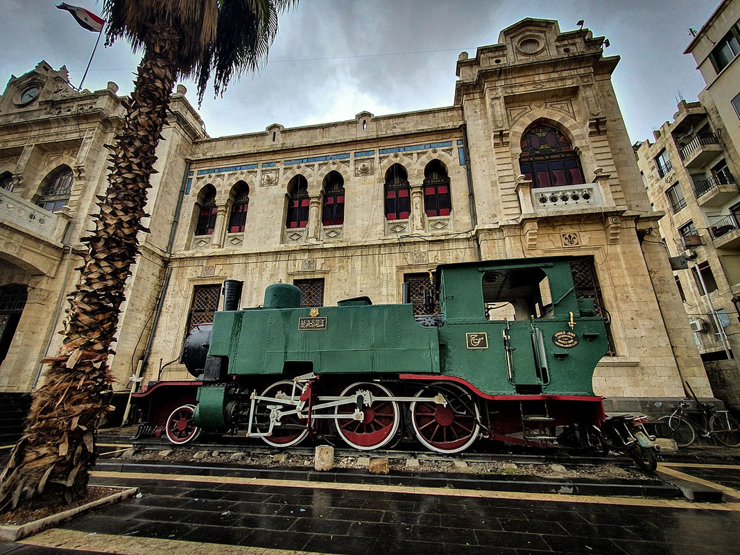 Rares et vieux trains - Page 2 Une-locomotive-du-chemin-de-fer-du-Hedjaz-Damas-mars-2019