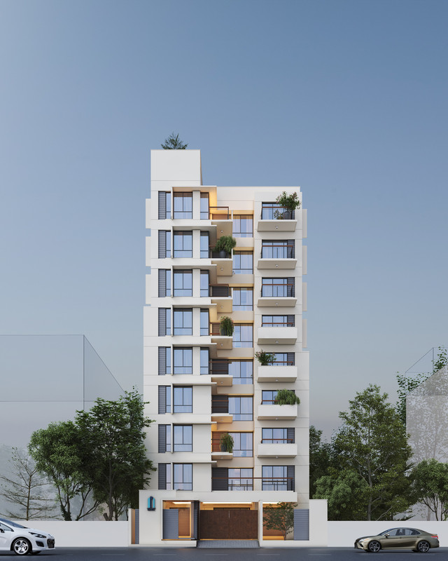 Boulevard Corner Perspective 07