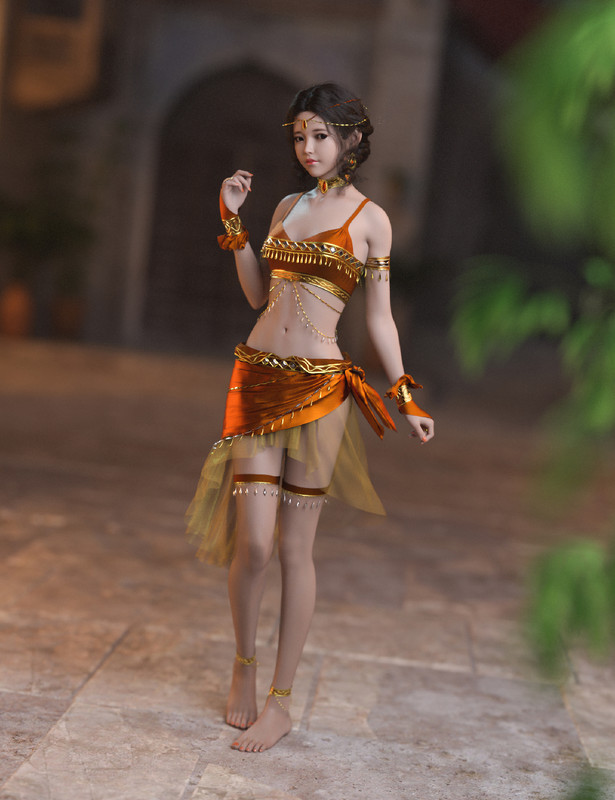 dForce MKTG Star Dancer Outfit for Genesis 9, 8.1 and 8 Female