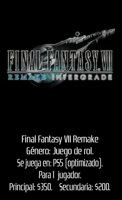 Final Fantasy VII Remake