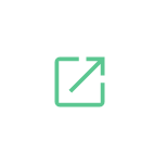 example of the button to open the article in a new window