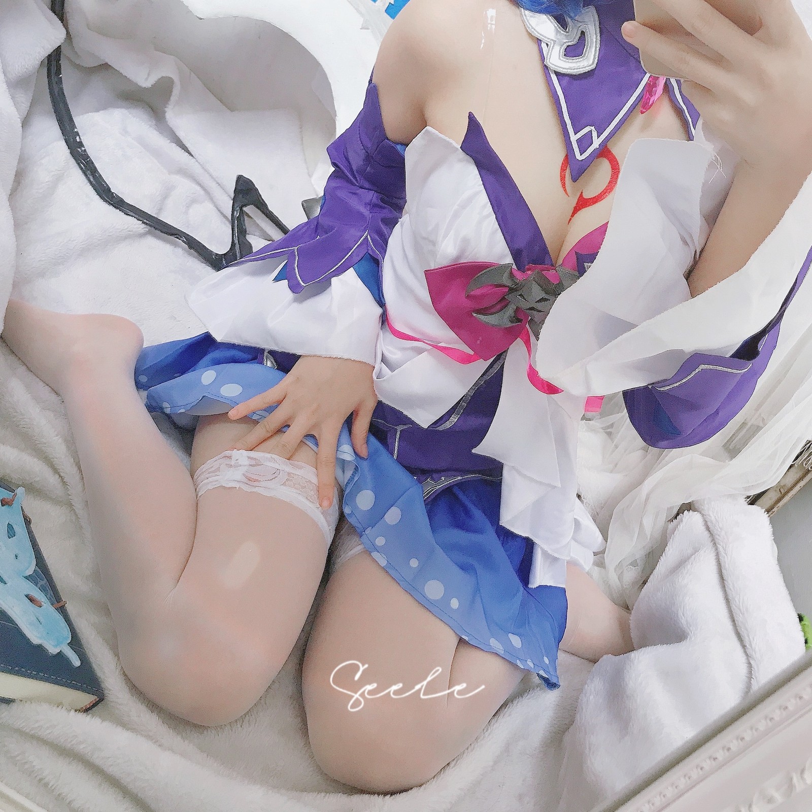 Seele麦麦希儿幻海梦蝶写真集｜梦幻蓝色系高清图集（168P-229.3M）插图8