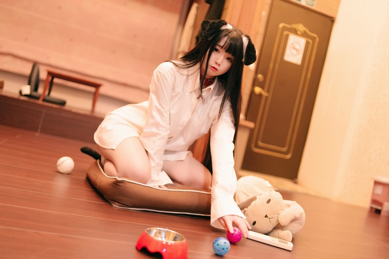 落落Raku Your Puppy 小狗女友主题写真 49P插图2