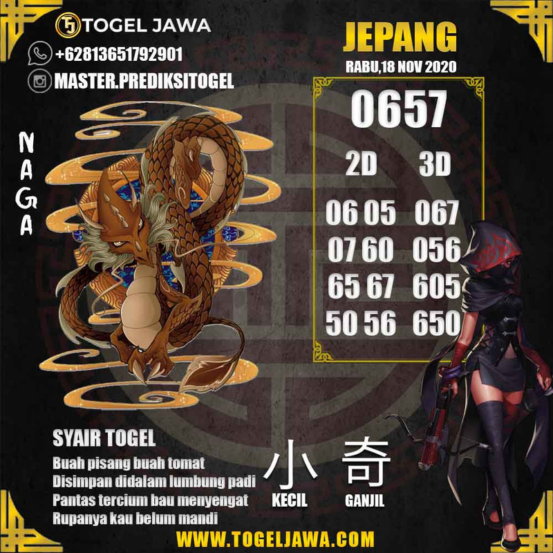 Prediksi Japan Tanggal 2020-11-18