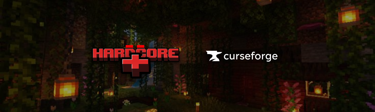 Hardcore+ Horizontal Banner Curseforge