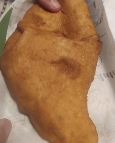 Panzerotto fritto con mozzarella di bufala