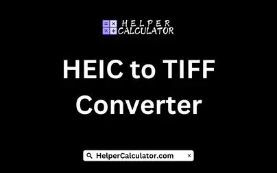 HEIC to TIFF Converter