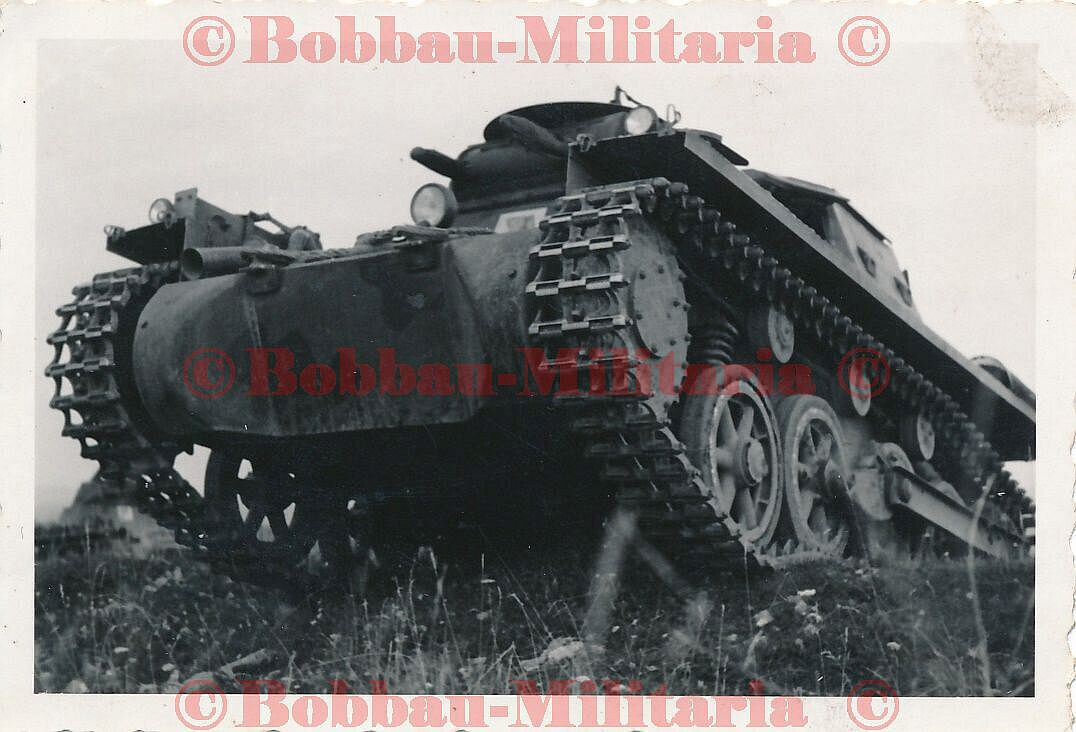 A318 Foto Panzer Regiment 4 Panzerkampfwagen I super Technik tank Edmund Bätz